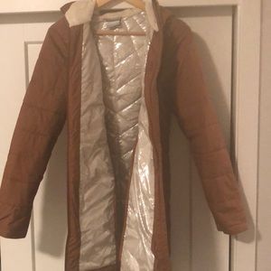 Columbia hooded quilt jacket